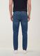 Blue denim slim-fit jeans in cotton and viscose blend_2