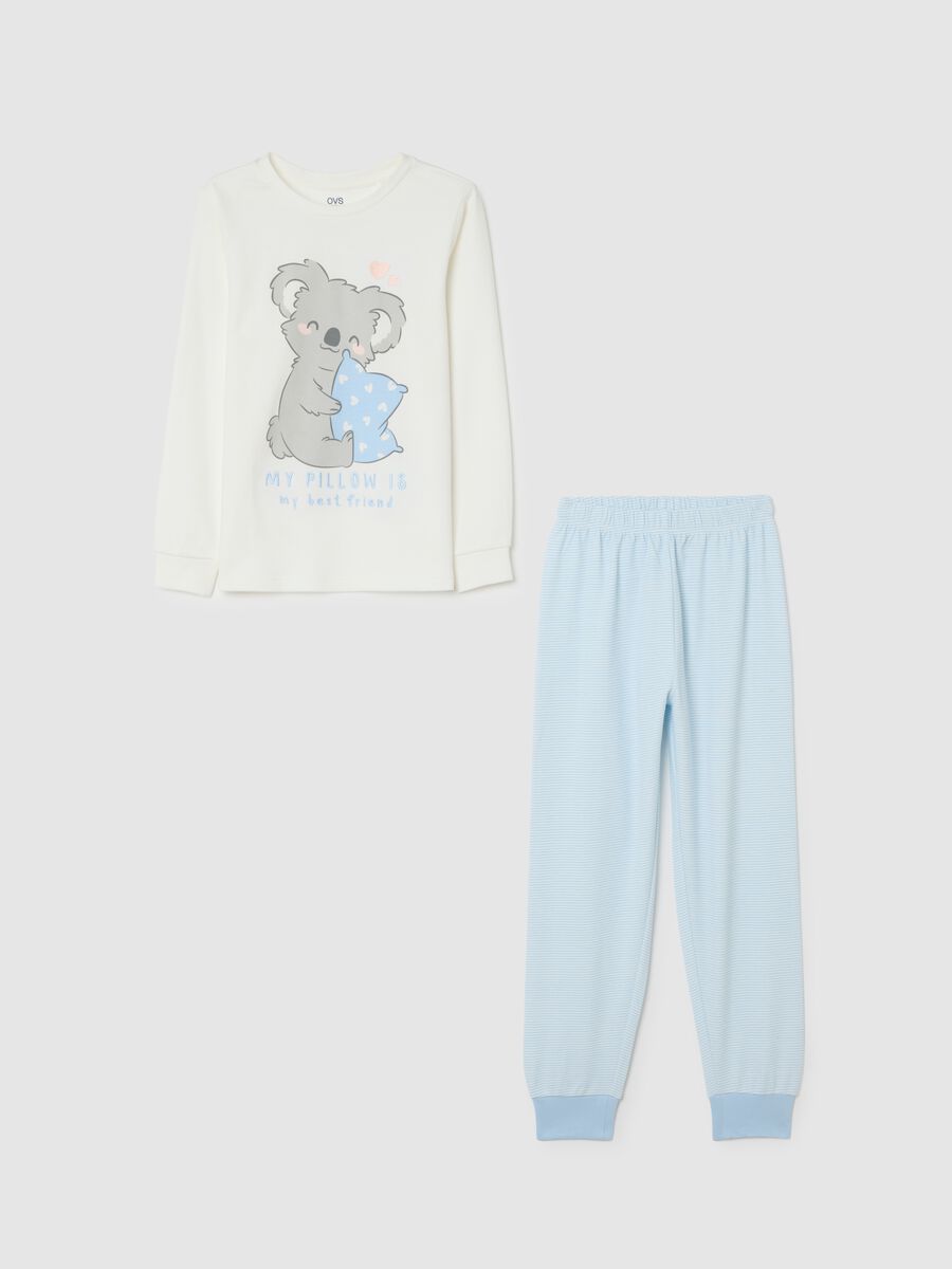 White pyjamas with koala print_0