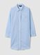 Blue striped pure cotton kaftan_0