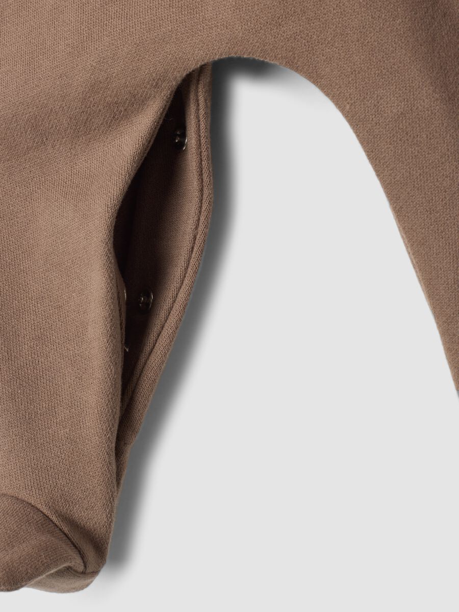 Tutina marrone chiaro in puro cotone organico_2