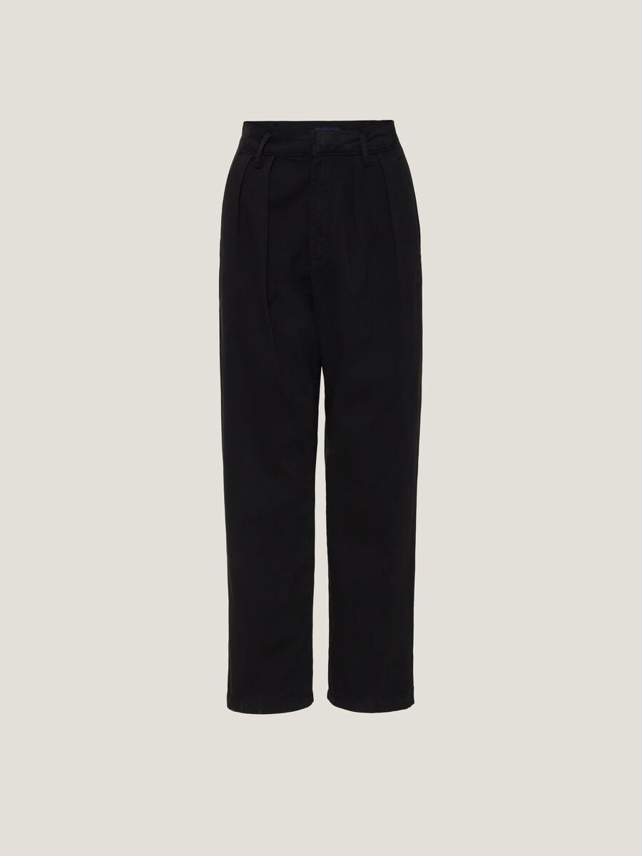 Chino trousers with darts_3