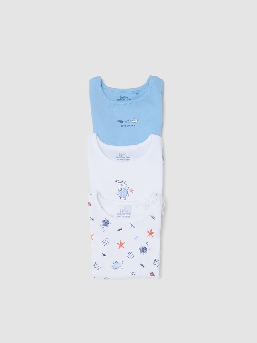 3-pack of blue sleeveless organic cotton bodysuits_3