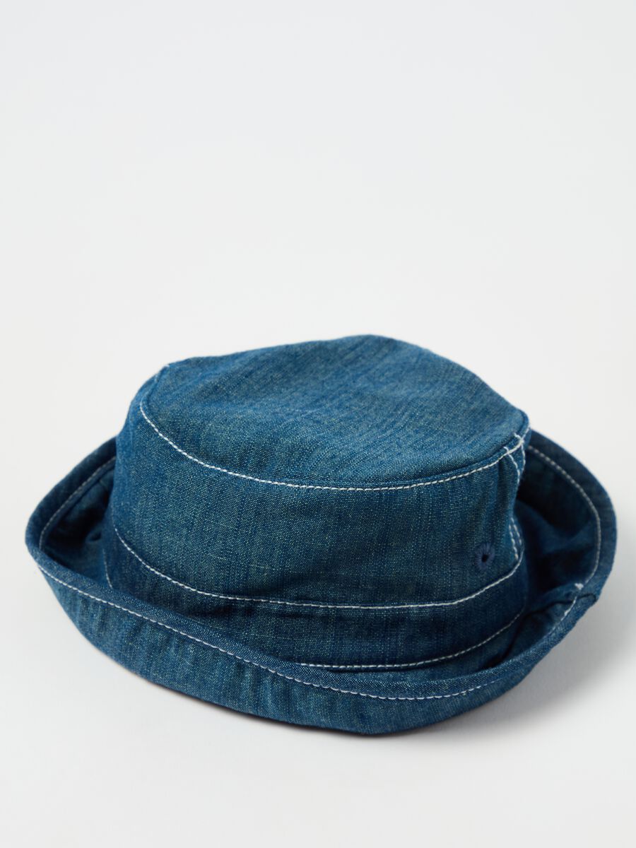 Sombrero de pescador de denim_1