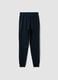 Blaue Pyjamahose aus Bio-Baumwolle mit Kordelzug_5