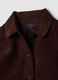 Brown regular-fit shacket with patch pockets_1