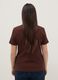 Short-sleeve brown pure cotton polo shirt regular fit_1