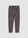 Girls Grey Cotton Stretch Skinny Fit Leggings_0