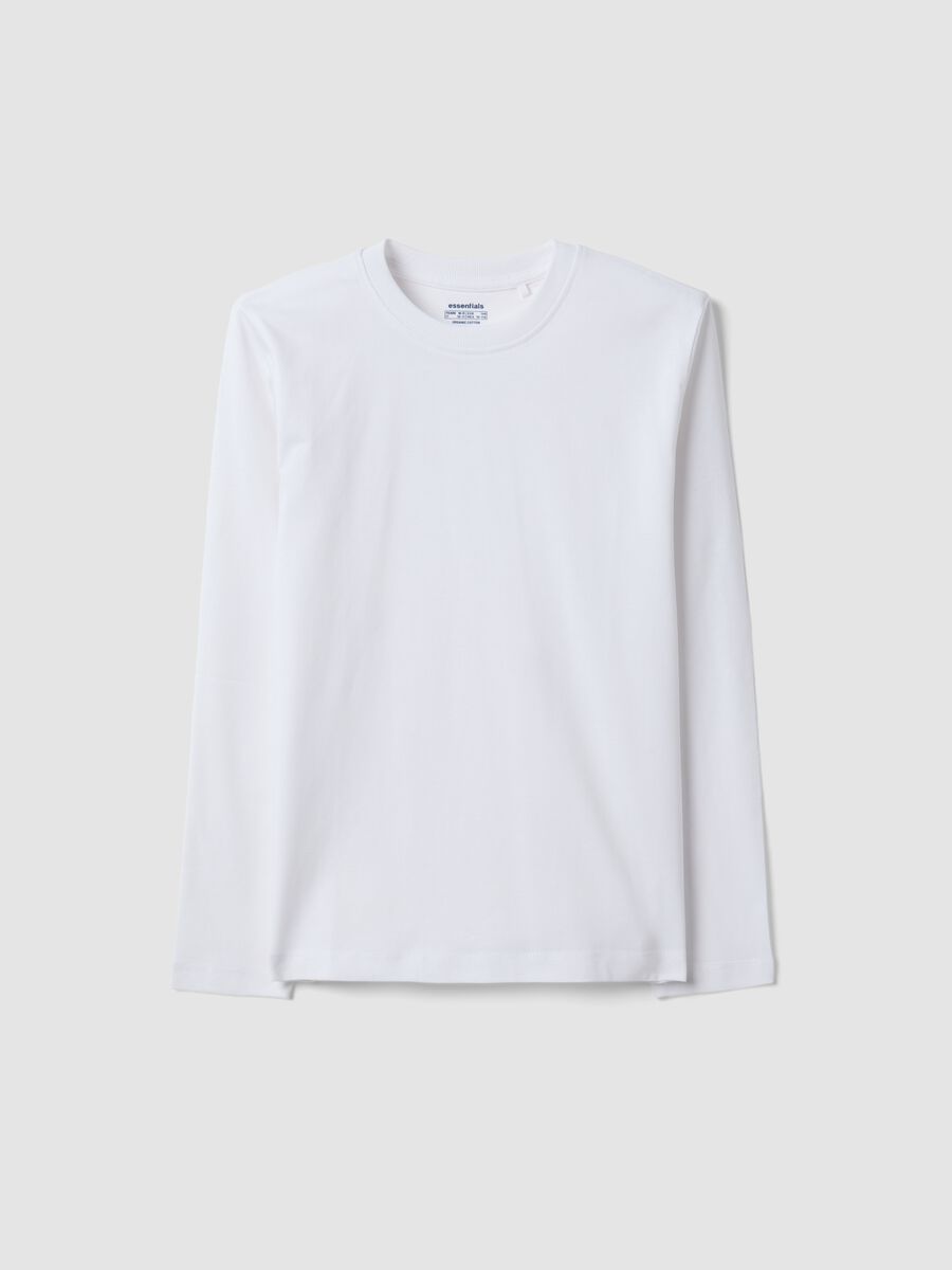&Lambda;&epsilon;&upsilon;&kappa;ό &mu;&alpha;&kappa;&rho;&upsilon;&mu;ά&nu;&iota;&kappa;&omicron; T-shirt &alpha;&pi;ό 100% &omicron;&rho;&gamma;&alpha;&nu;&iota;&kappa;ό &beta;&alpha;&mu;&beta;ά&kappa;&iota;, regular fit, &gamma;&iota;&alpha; &alpha;&gamma;ό&rho;&iota;&alpha;_0