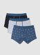 3-pack of blue organic stretch cotton jersey boxer shorts_0