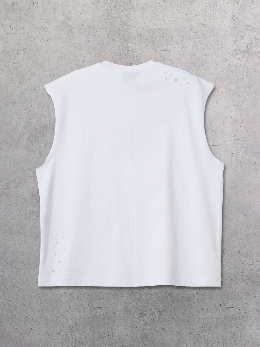 Sunfaded White Tank Top_6