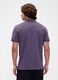 Purple Short Sleeve Polo_1