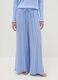 Blue striped pure viscose pajama trousers in regular fit_1