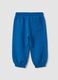 Blue jogger trousers in pure organic cotton_1