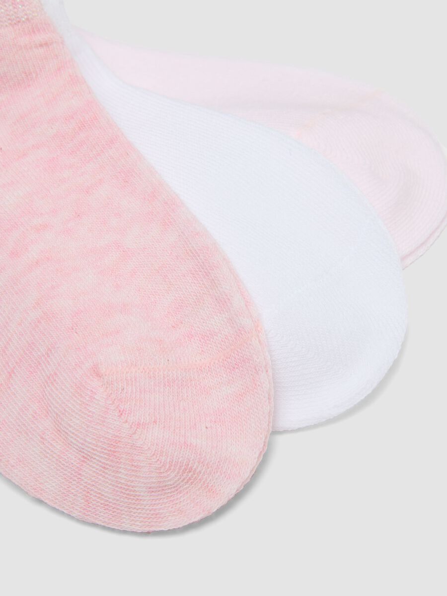 Girls&rsquo; multicolour stretch cotton-blend socks multipack_2