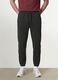Dark grey regular-fit cotton-blend joggers_1