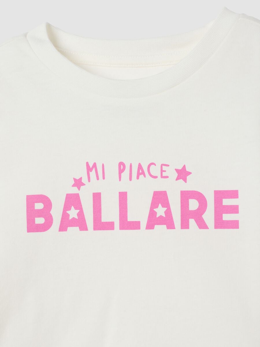 T-shirt branca de algod&atilde;o org&acirc;nico com decote redondo_2
