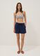 Blue pure cotton shorts_1