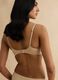 Beige full coverage bra with padded cups_2
