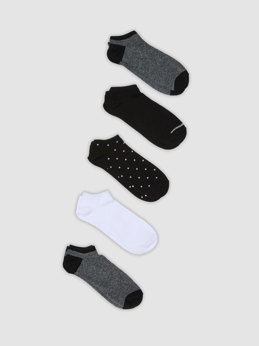 5er-Pack multicolour Sportsocken bis zum Kn&ouml;chel aus Bio-Baumwolle_0