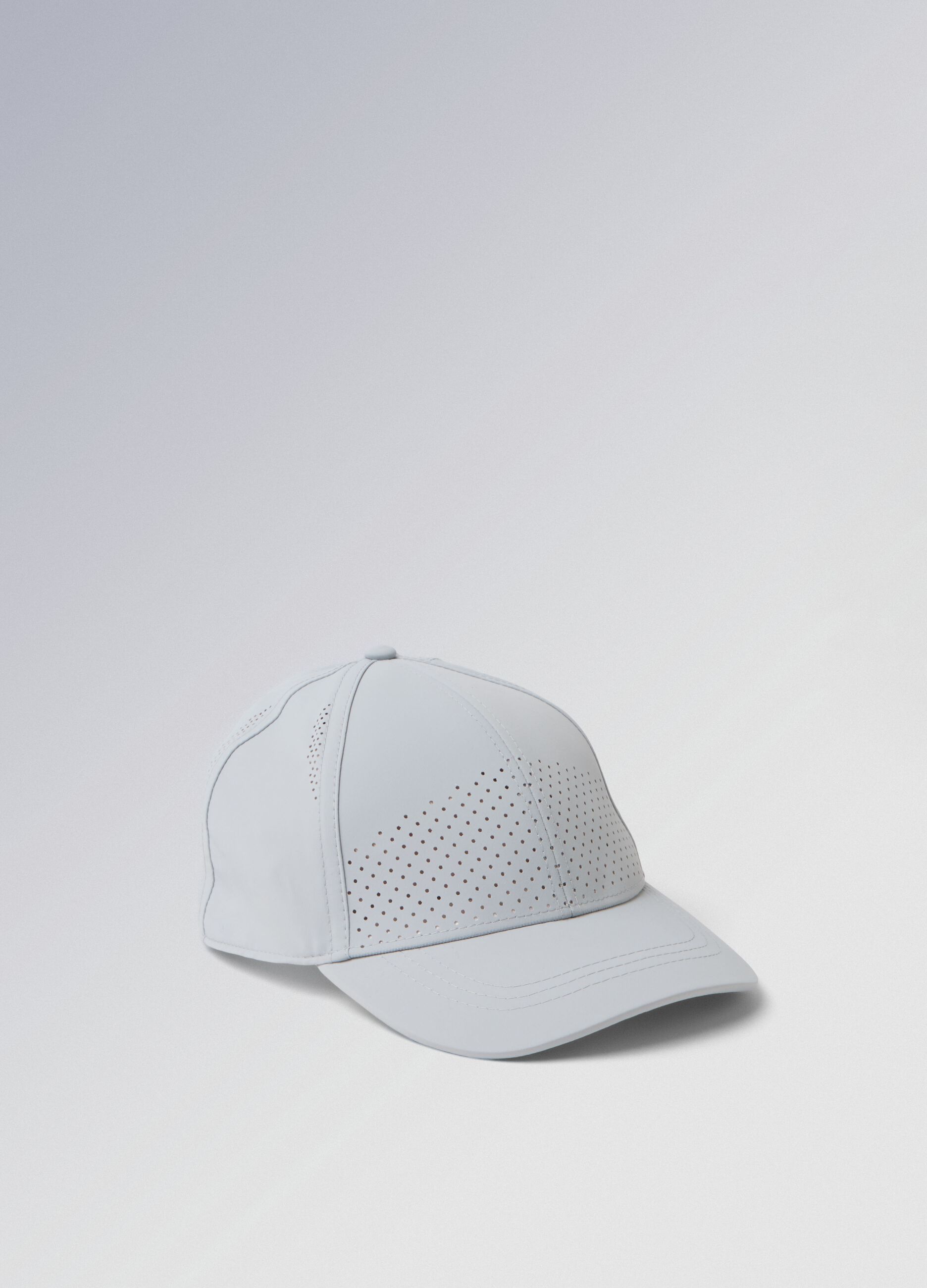Graues Sportcap ALTAVIA COURT aus elastischem Gewebe mit Schirm