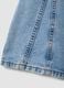 Hellblauer Jeansrock aus reiner Baumwolle mit passendem G&uuml;rtel f&uuml;r M&auml;dchen_2