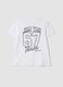 &Lambda;&epsilon;&upsilon;&kappa;ό T-shirt &alpha;&pi;ό 100% &beta;&alpha;&mu;&beta;ά&kappa;&iota; &mu;&epsilon; &sigma;&tau;ά&mu;&pi;&epsilon;&sigmaf; Six Seven, regular fit_2