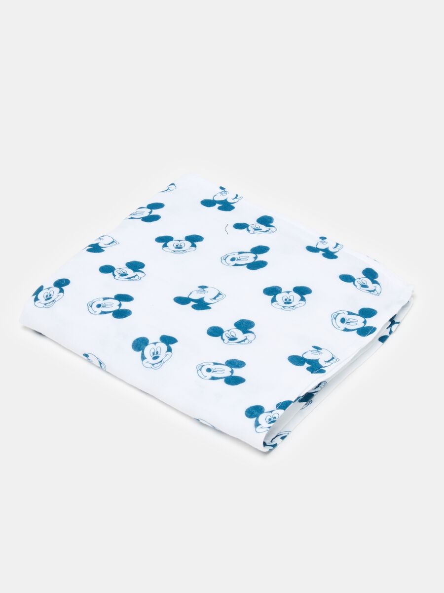 Muslin blanket with Mickey Mouse print_0