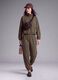 Green cropped soft-touch full-zip with stand-up collar ALTAVIA STUDIO_0