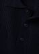 Blue rib-knit long-sleeve polo shirt_1