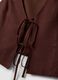 Brown viscose and linen-blend waistcoat, regular fit_5