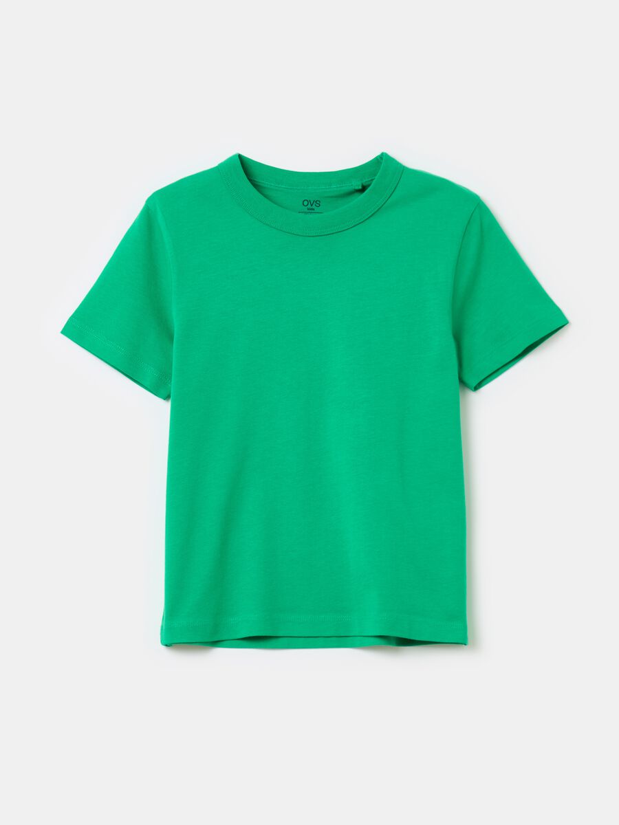 Camiseta Essential de algodón orgánico elástico_0