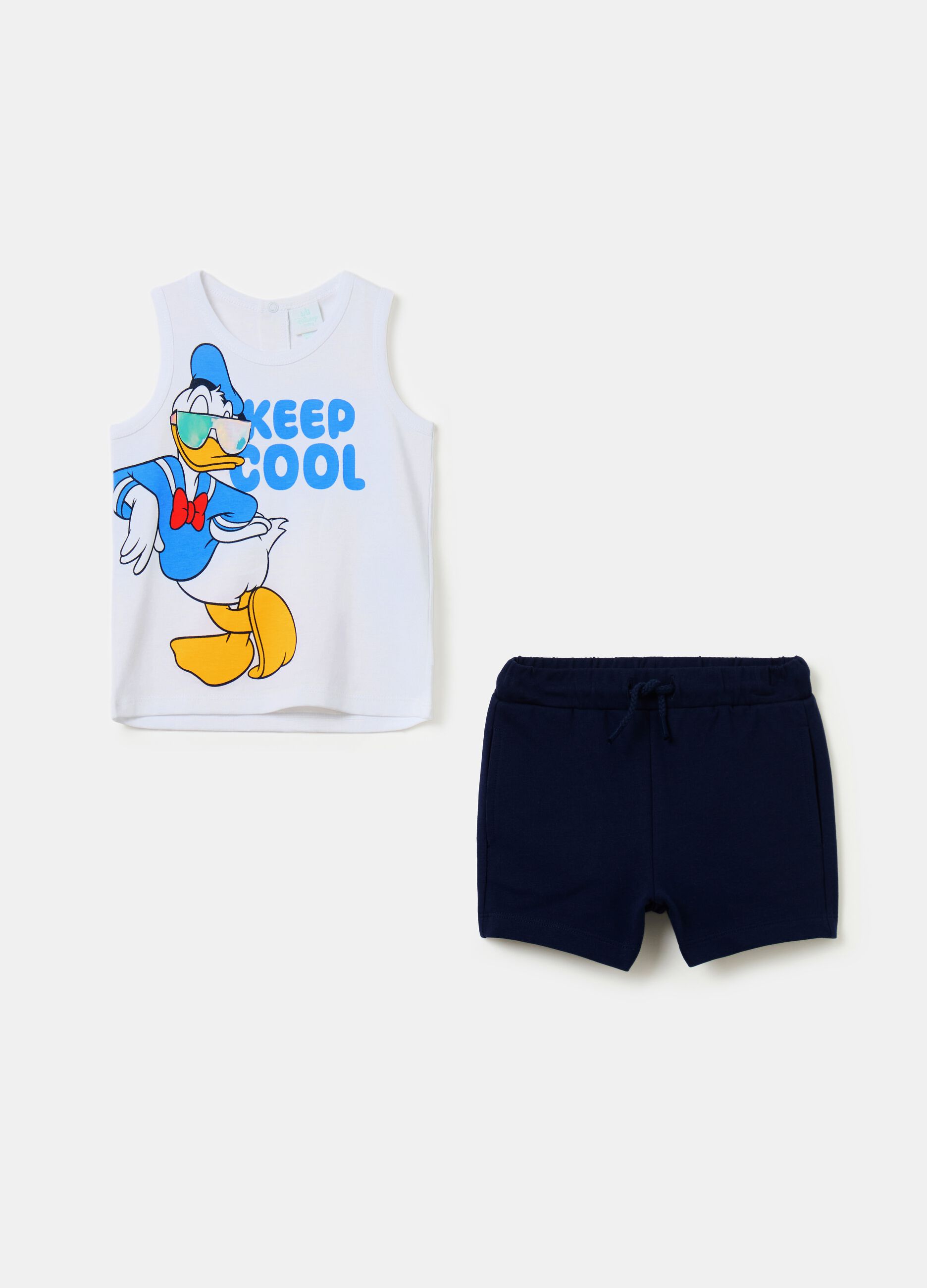 Cotton jogging set with Donald Duck 90 print