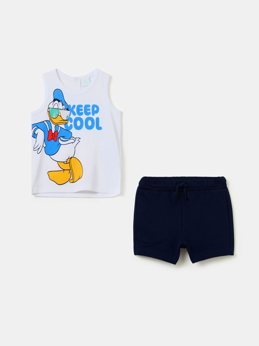Jogging set in cotone stampa Donald Duck 90_0