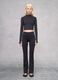 Technische Yoga-Flare-Hose Schwarz_0