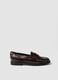 Classic glossy brown loafers_0