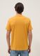 Oranges T-Shirt aus reiner Baumwolle mit Frontprint, Regular Fit_2