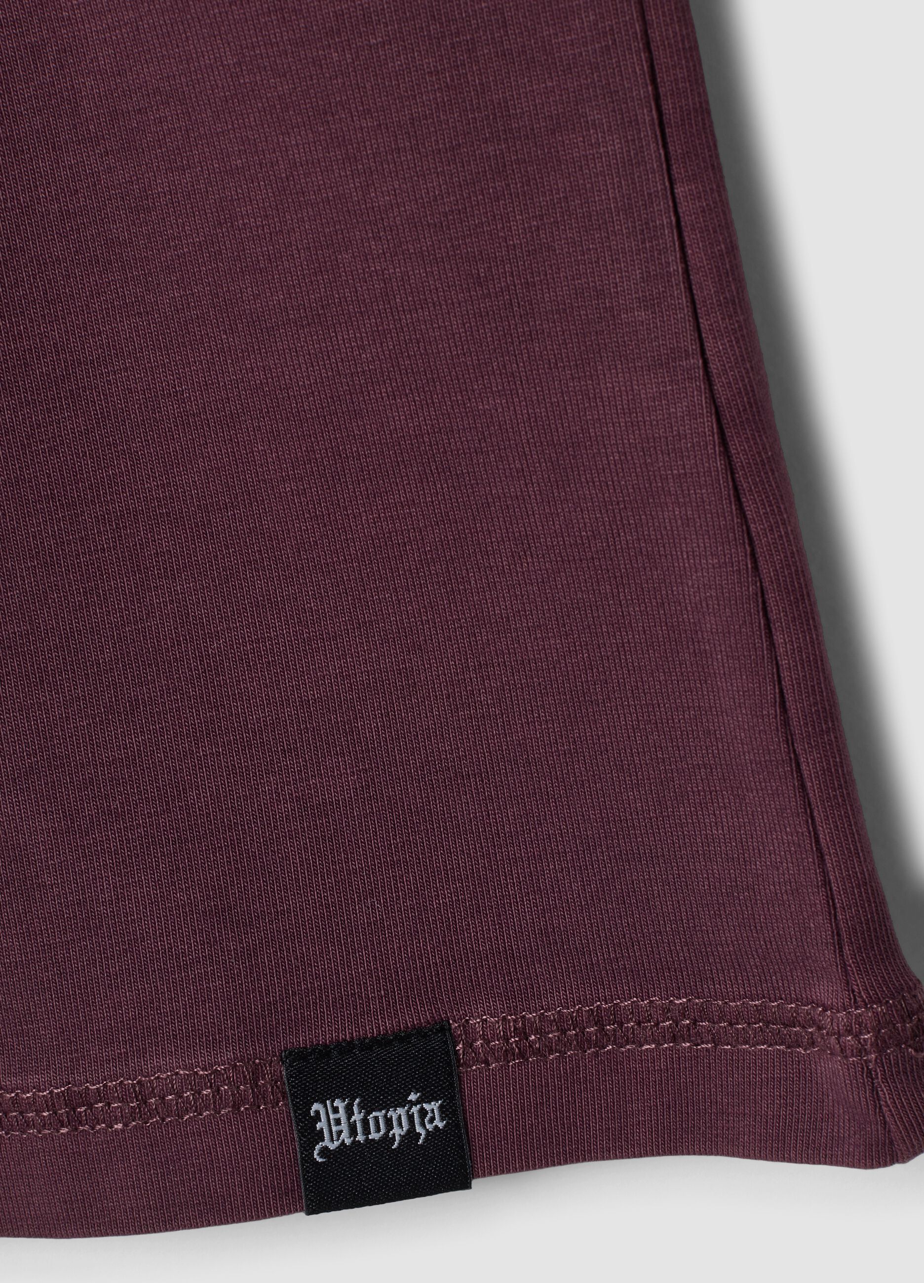 Perfect T-shirt Washed Wine