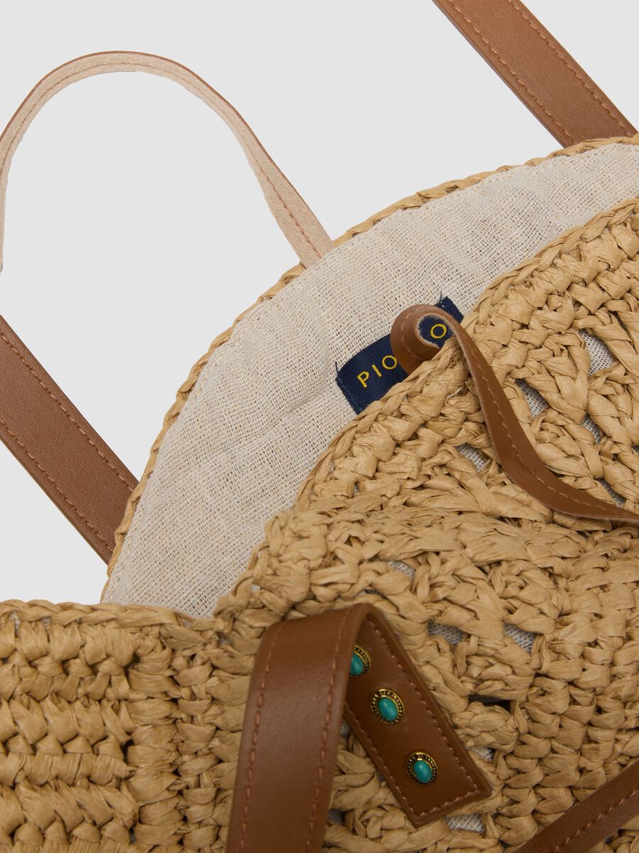 Beige paper-fibre beach bag_2