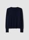 Blue Sweater with Fitted Fit_5