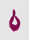 Pink scarf in a viscose and wool blend_0