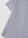 Blue striped stretch cotton T-shirt_3