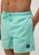 Light blue swim shorts with drawstring waist_2
