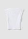 White stretch-cotton T-shirt with ruffle sleeves_1