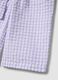 Girls' wide leg multicoloured check pure cotton trousers_3