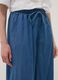 Blue wide-leg pure lyocell trousers, regular fit_3