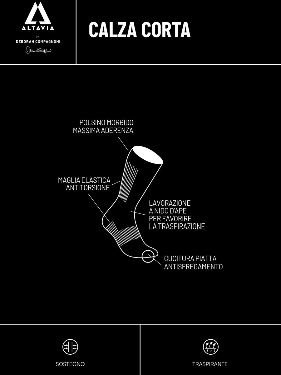 Meias desportivas ALTAVIA COM DEBORAH COMPAGNONI_3