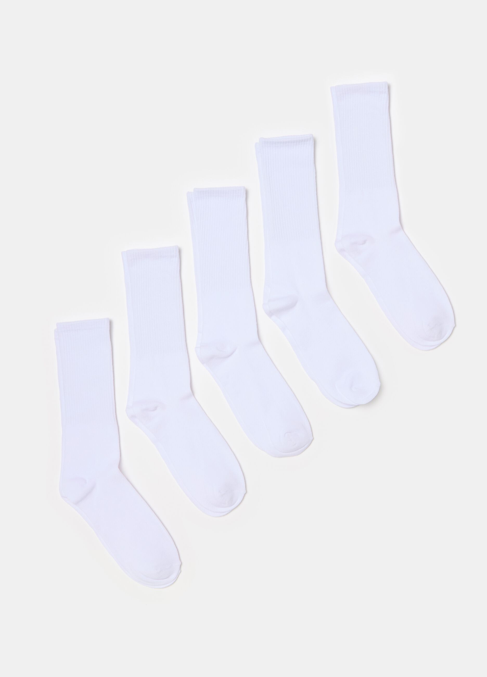 Five-pack tennis socks