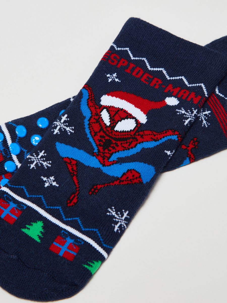 Non-slip socks with Spider-Man drawing_2