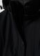 Black hooded parka in stretch fabric, regular fit_2