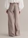Pure cotton wide-leg chino trousers with multicolour stripes_2